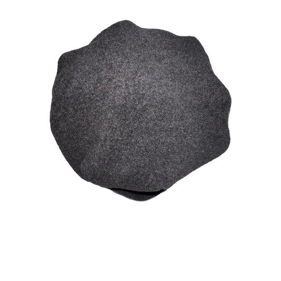 Turtle Fur, charcoal gray seemed cuffed cloak hat 23” circ warm stretchy thick - Picture 4 of 7